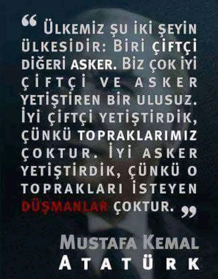 Gazi Mustafa Kemal Atatürk'ün Türk Çiftçisi  Üzerine Özdeyişleri
