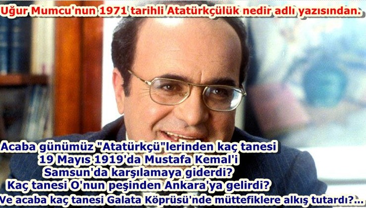 Atatürk büyük bir fikirdir, anlamadan sevmek mümkün değildir!