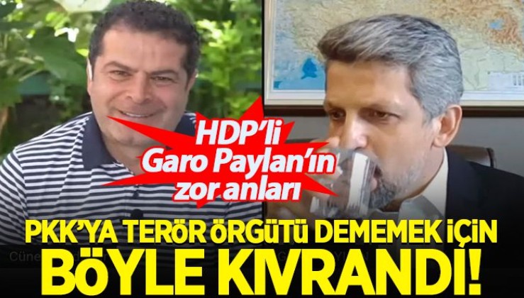 HDP'li Garo Paylan'a 3 kez aynı soru soruluyor;