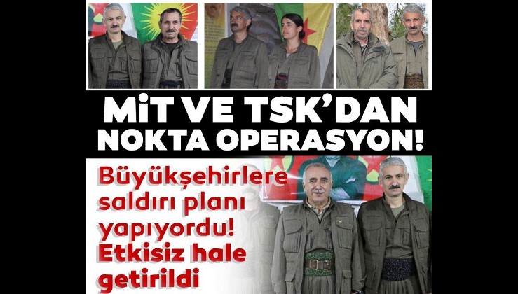 Son dakika: MİT ve TSK'dan nokta operasyon! Kırmızı listedeki Dalokay Şanlı isimli terörist öldürüldü...