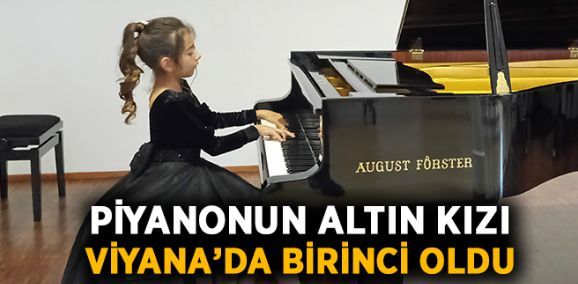 Piyanonun "altın kızı" Nil Göksel Viyana'dan birincilikle döndü