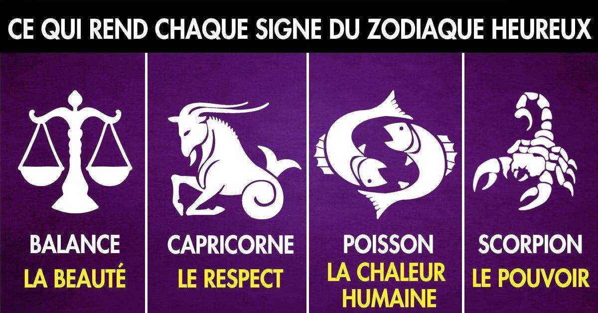 Voici Ce Qui Rend Chaque Signe Du Zodiaque Heureux