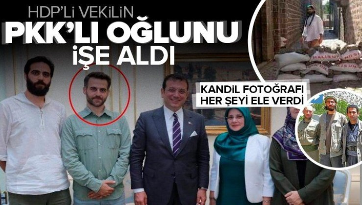 Ekrem İmamoğlu HDP'li vekil Hüda Kaya'nın PKK'lı oğlu Muhammed Cihad'ı işe aldı