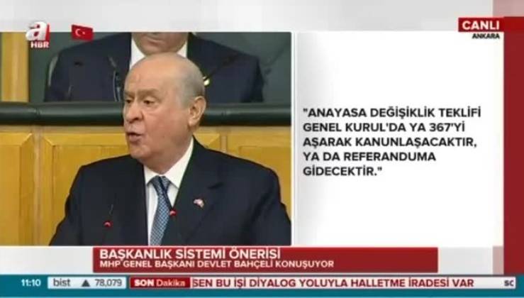 Mhp Lideri Devlet Bahceli Baskanlik Icin Net Konustu