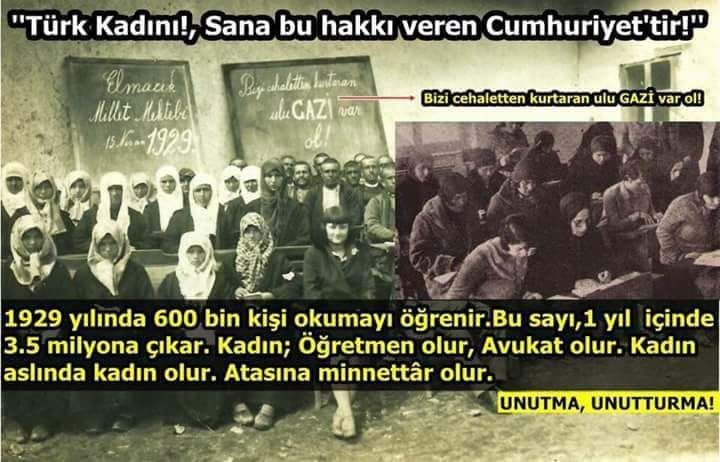 Türk kadını ve Cumhuriyet