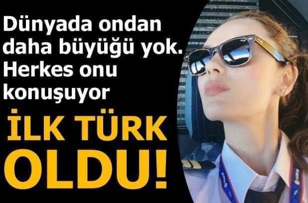 Dünyanın en büyük yolcu uçağının ilk Türk kadın pilotu