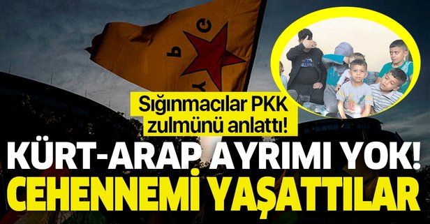 YPG'nin zulmünden kaçan Kürtler: "Bize cehennemi yaşattılar".