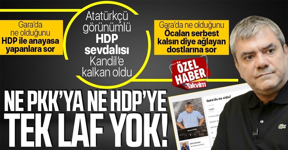 Köşe yazısında Gara şehitleri üzerinden hükümete saldıran Yılmaz Özdil PKK'ya ve ortağı partilere tek kelime etmedi