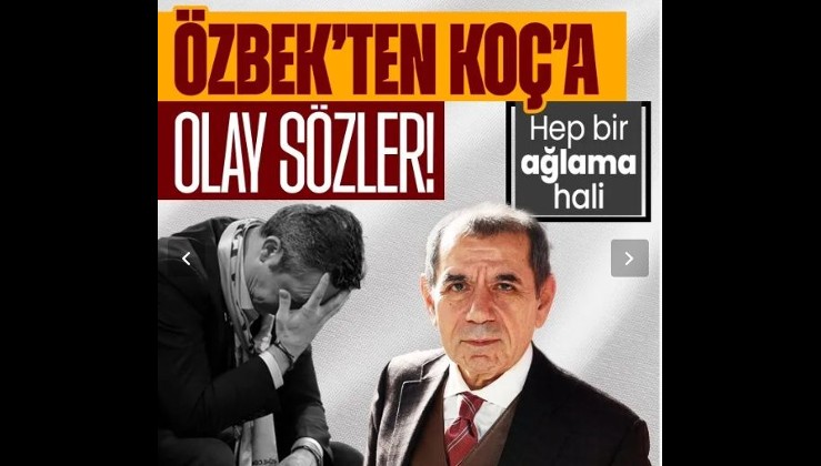 Dursun Özbek'ten Ali Koç'a olay sözler: Türkiye'yi bölmek için...