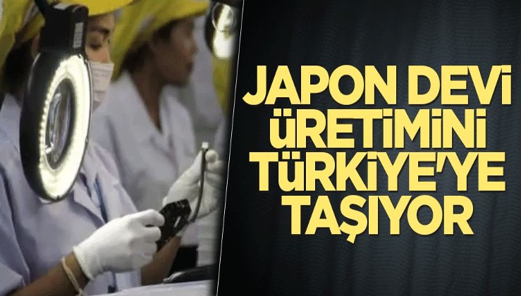 Japon devi üretimini Türkiye'ye taşıyor