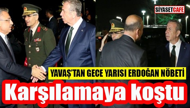 Mansur Yavaş mazbatayı aldı Erdoğan’ı karşılamaya koştu