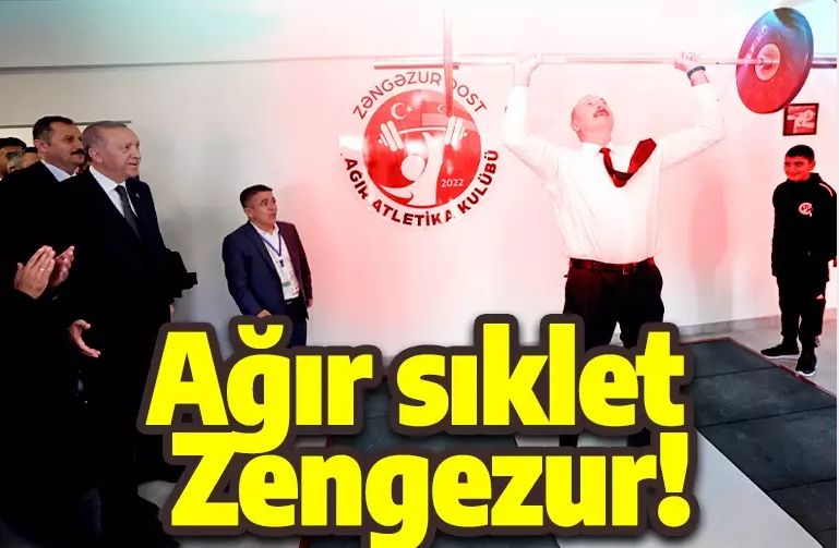 Aliyev halter kaldırdı Erdoğan şaştı kaldı