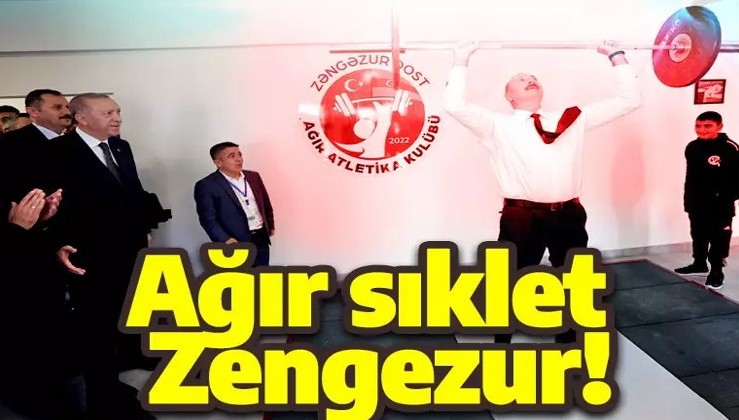 Aliyev halter kaldırdı Erdoğan şaştı kaldı
