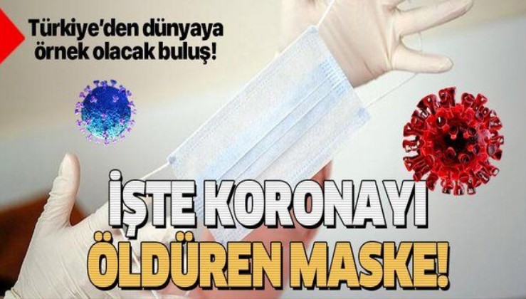 İşte koronavirüs öldüren maske! Virüs üzerinde tutunamıyor, 5 kez yıkanabiliyor