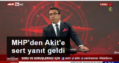 AKİT Millet ittifakına mı geçiyor: MHP'den Akit'e sert tepki:
