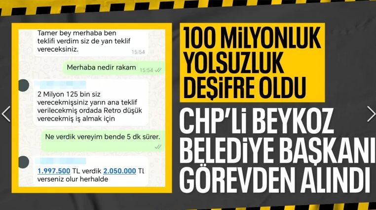 Beykoz Belediye Başkanı Alaattin Köseler, görevden uzaklaştırıldı