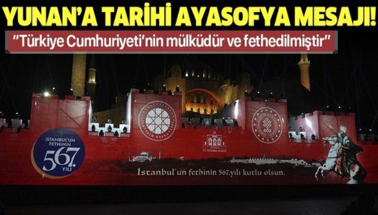 Son dakika: Dışişleri Bakanı Çavuşoğlu: Ayasofya, Türkiye Cumhuriyeti'nin mülküdür ve fethedilmiştir