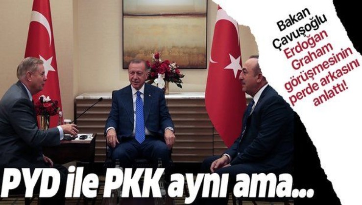Dışişleri Bakanı Çavuşoğlu, Başkan Erdoğan-Senatör Graham görüşmesinin perde arkasını anlattı.