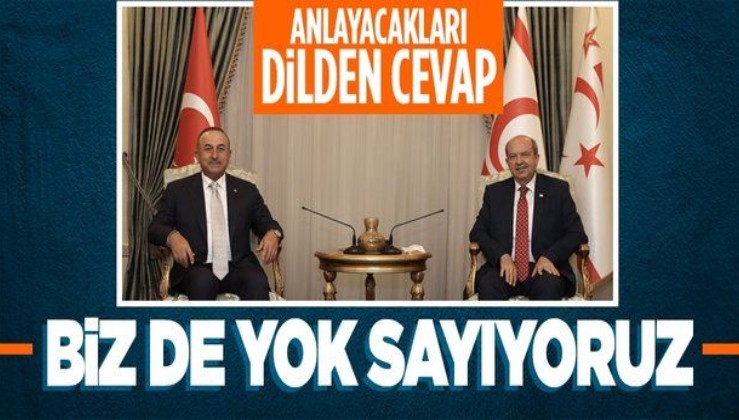 SON DAKİKA: Dışişleri Bakanı Mevlüt Çavuşoğlu: Kıbrıs Türk halkını azınlık gören bu zihniyeti artık biz de yok sayıyoruz