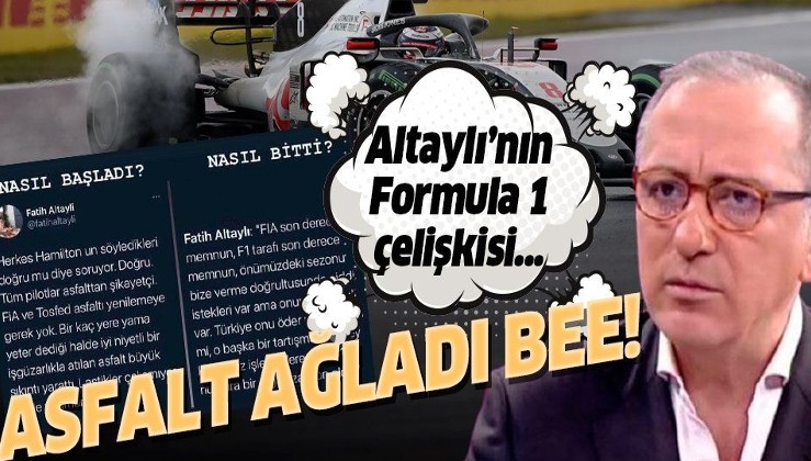 Habertürk yazarı Fatih Altaylı'nın Formula 1 çelişkisi!