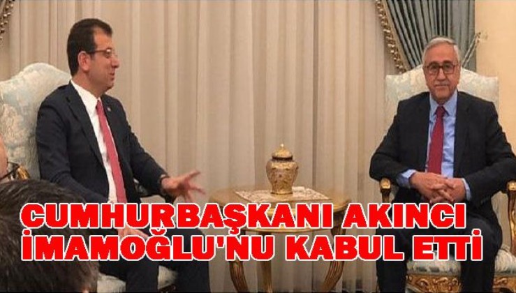 İmamoğlu Mustafa Akıncı dostluğu!