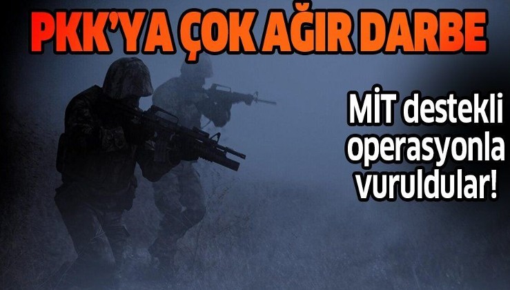 Son dakika: MİT'le koordineli operasyonda, 2'si sözde yönetici 6 PKK/YPG'li etkisiz hale getirildi.