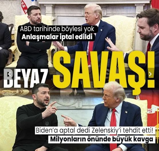 Trump ile Zelenskiy arasında tansiyon yükseldi! 'Ülkemize saygısızlık ediyorsunuz'