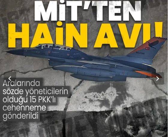 Son dakika: MİT'ten PKK'ya ağır darbe! Aralarında sözde yöneticilerin de olduğu 15 PKK'lı terörist etkisiz hale getirildi