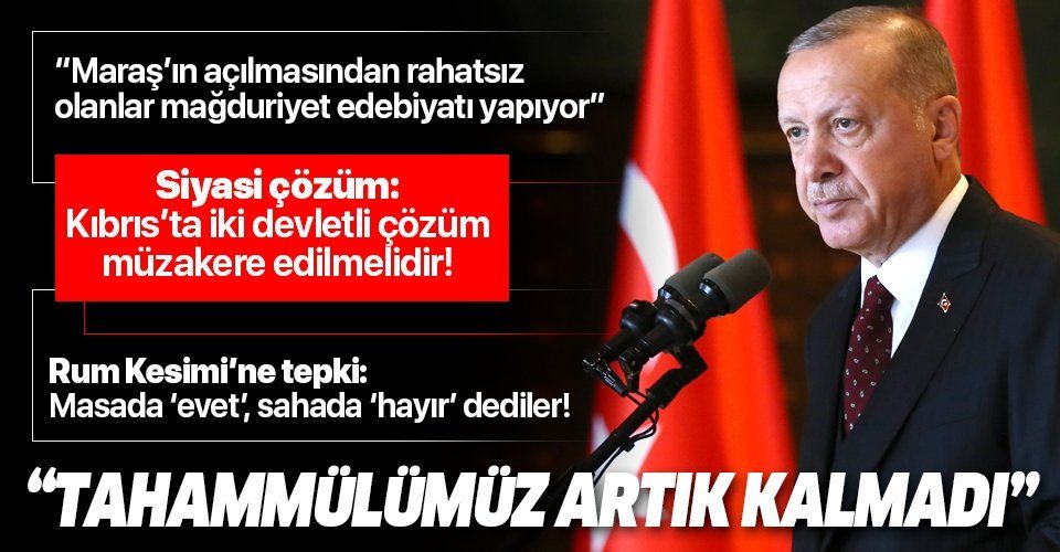 Cumhurbaşkanı Erdoğan'dan KKTC'de Doğu Akdeniz mesajı