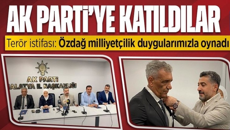 Manisa ve Malatya'da Zafer Partisi'nden HDPKK istifaları