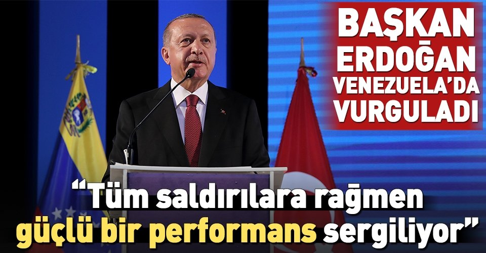 Erdoğan, ABD emperyalizmine direnen Venezuela'da: "TARİHİ BİR ZİYARETE ŞAHİTLİK EDİYORUZ"