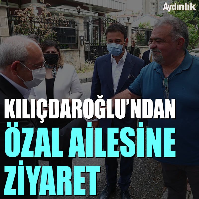 Davutoğlu'ndan sonra Kılıçdaroğlu da Semra Özal'ı ziyaret etti