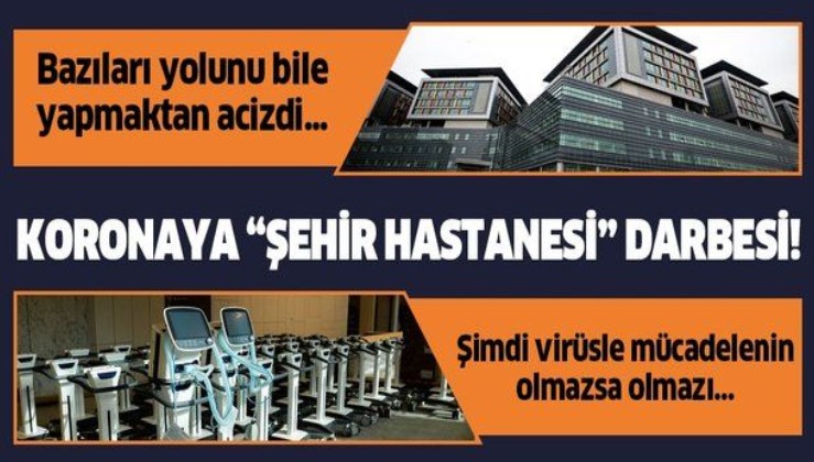 İstanbul'un şehir hastanelerinden koronavirüsle mücadeleye büyük destek!