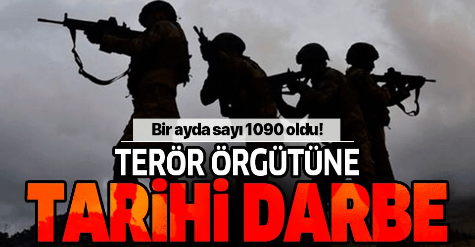 Terör örgütü PKK/YPG'ye ekimde ağır darbe.