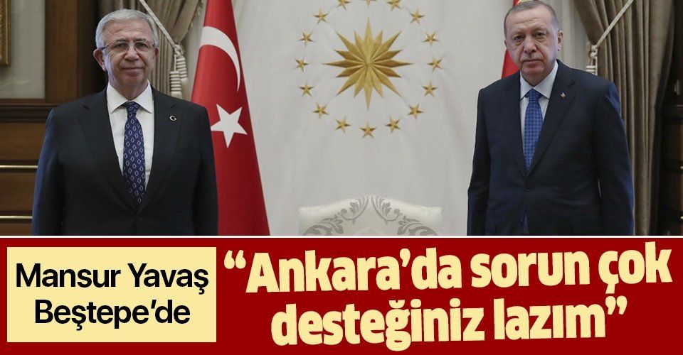 Erdoğan, Ankara Büyükşehir Belediye Başkanı Mansur Yavaş’ı kabul etti! Masada Ankara'nın sorunları var
