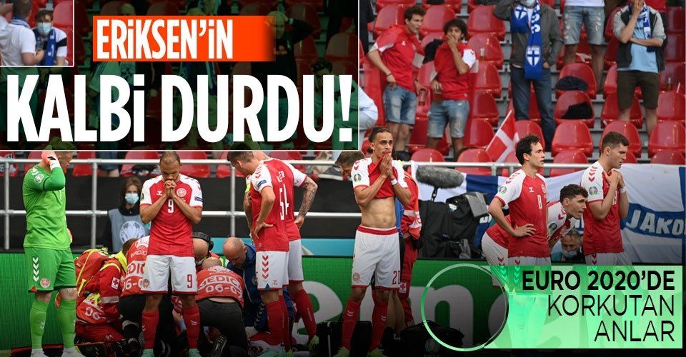 Son dakika: DanimarkaFinlandiya maçında kokutan anlar! Yerde kalan Christian Eriksen’e kalp masajı...