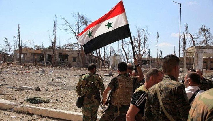 Suriye askerleri Rasulayn'da