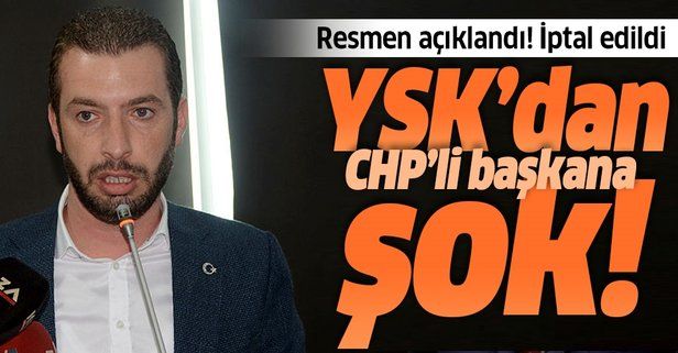 Son dakika: YSK'dan CHP'li Adana Ceyhan Belediye Başkanı Kadir Aydar'a şok! İptal edildi.