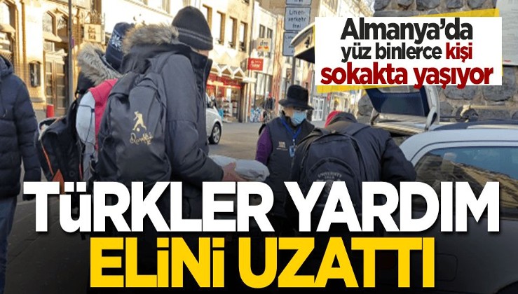 Almanya’da yüz binlerce kişi sokakta yaşıyor! Türkler onlara yardım elini uzattı!