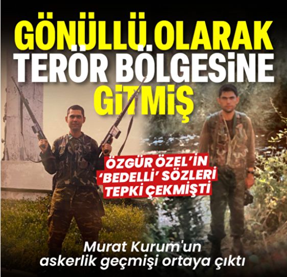 CHP'de 'bedelli askerlik' krizi: Özgür Özel'in sözleri sonrası Murat Kurum'un askerlik geçmişi ortaya çıktı