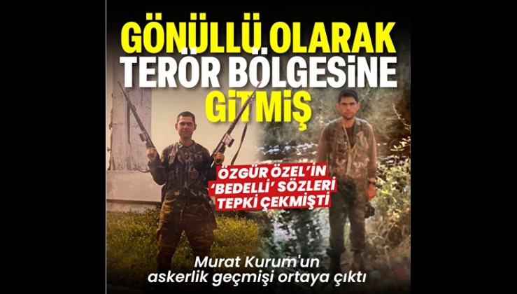 CHP'de 'bedelli askerlik' krizi: Özgür Özel'in sözleri sonrası Murat Kurum'un askerlik geçmişi ortaya çıktı
