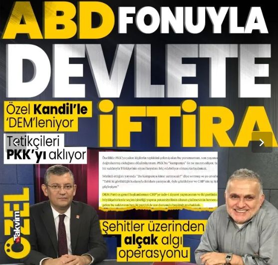 CHP Kandil'le 'DEM'lenirken tetikçileri PKK'yı aklıyor! Ruşen Çakır'dan 9 şehit üzerinden alçak algı operasyonu: ABD fonuyla devlete iftira