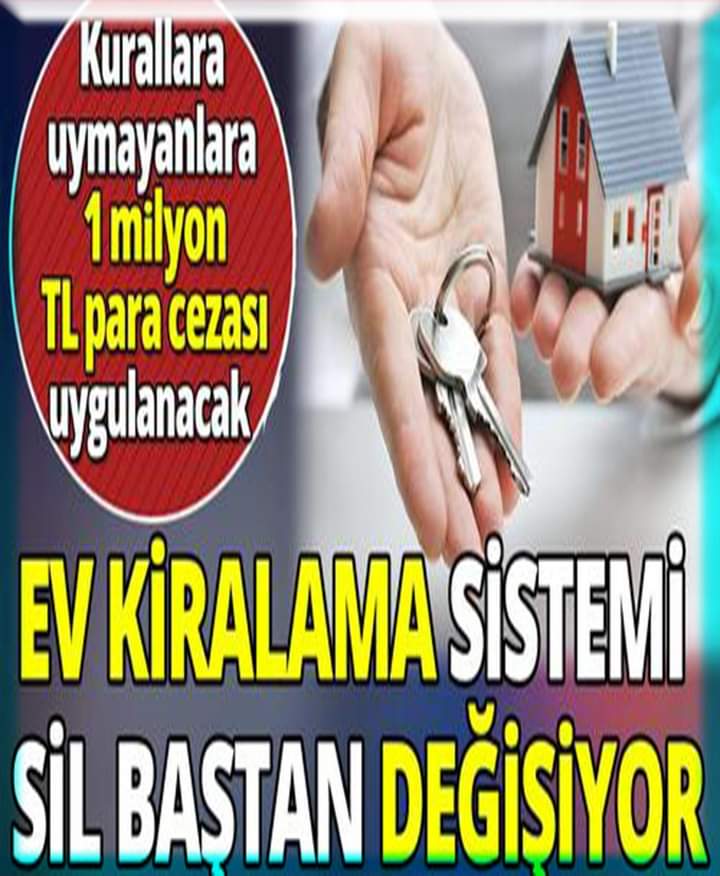 Ev Kiralama Sistemi Sil Baştan Değişiyor Kurallara Uymayanlara 1 Milyon ...