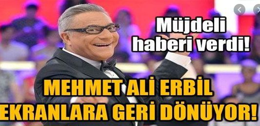 Mehmet Ali Erbil: Cumhurbaşkanımızdan da, Sağlık Bakanımızdan da Allah razı olsun