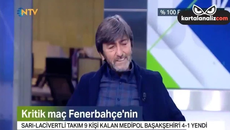 Rıdvan Dilmen: Bugün hakem maçı Başakşehir’den aldı, Fenerbahçe’ye verdi maçı.