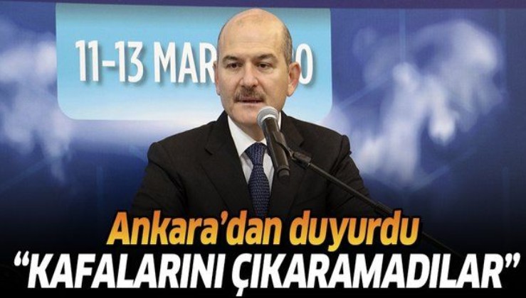 Son dakika: İçişleri Bakanı Süleyman Soylu: 2020'de PKK'yı tamamen bitirmek için bütün riskimizi ortaya koyacağız.
