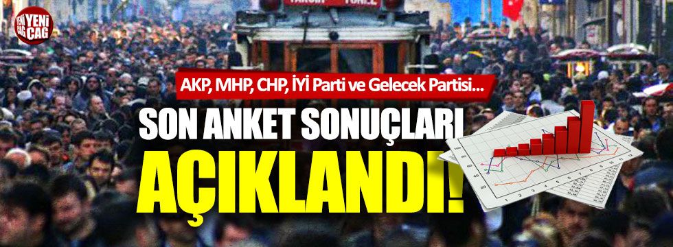 Metropoll son anket sonuçlarını açıkladı: AKP, MHP, CHP ve İYİ Parti