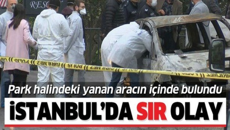 Son dakika: İstanbul Kartal'da sır olay! Park halindeki aracın içinde bulundu
