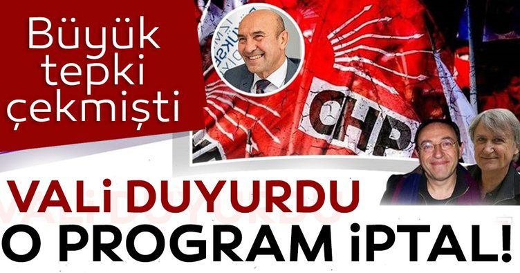 Vali Köşger duyurdu: İzmir’de tepki çeken program iptal edildi