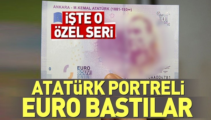 Atatürk portreli Euro basıldı! İşte o özel seri....